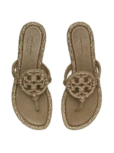 Tory Burch Women's Miller Knotted Flip-Flop Sandals | Thumbnail 3 Tory Burch Women's Miller Knotted Flip-Flop Sandals | Thumbnail 3