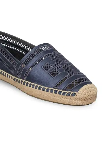 Tory Burch Women's Open-Weave Satin Espadrilles | Thumbnail 4 Tory Burch Women's Open-Weave Satin Espadrilles | Thumbnail 4