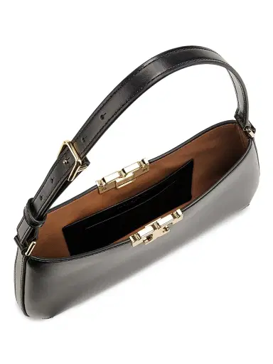 Tory Burch Women's Eleanor Logo-Detailed Leather Shoulder Bag | Thumbnail 4 Tory Burch Women's Eleanor Logo-Detailed Leather Shoulder Bag | Thumbnail 4
