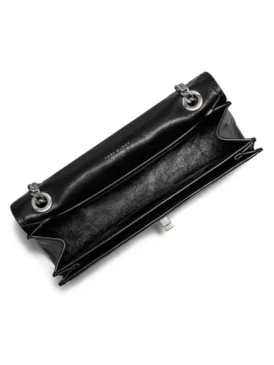 Tory Burch Women's Leather Shoulder Bag - Black | Thumbnail 3 Tory Burch Women's Leather Shoulder Bag - Black | Thumbnail 3