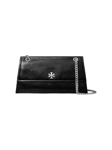 Tory Burch Women's Leather Shoulder Bag - Black | Thumbnail 1 Tory Burch Women's Leather Shoulder Bag - Black | Thumbnail 1