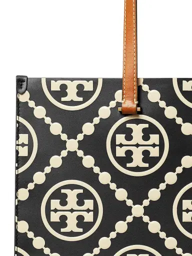 Tory Burch Women's T Monogram Embossed Leather Tote Bag | Thumbnail 4 Tory Burch Women's T Monogram Embossed Leather Tote Bag | Thumbnail 4