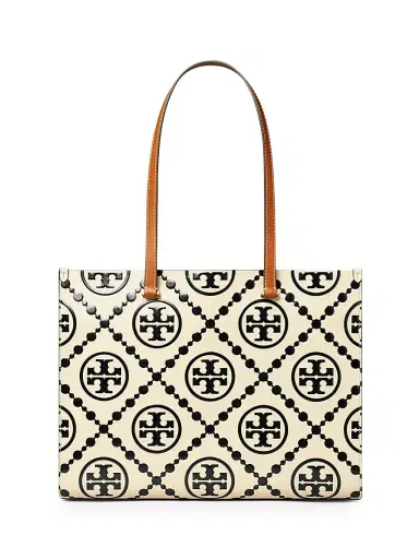 Tory Burch Women's T Monogram Embossed Leather Tote Bag | Thumbnail 5 Tory Burch Women's T Monogram Embossed Leather Tote Bag | Thumbnail 5