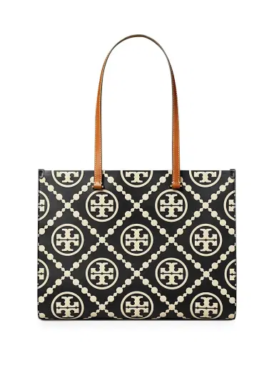 Tory Burch Women's T Monogram Embossed Leather Tote Bag | Thumbnail 1 Tory Burch Women's T Monogram Embossed Leather Tote Bag | Thumbnail 1