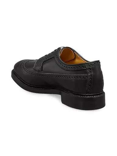 Allen Edmonds Men's Mason Reserve Wingtip Derby Dress Shoes - Black | Thumbnail 2