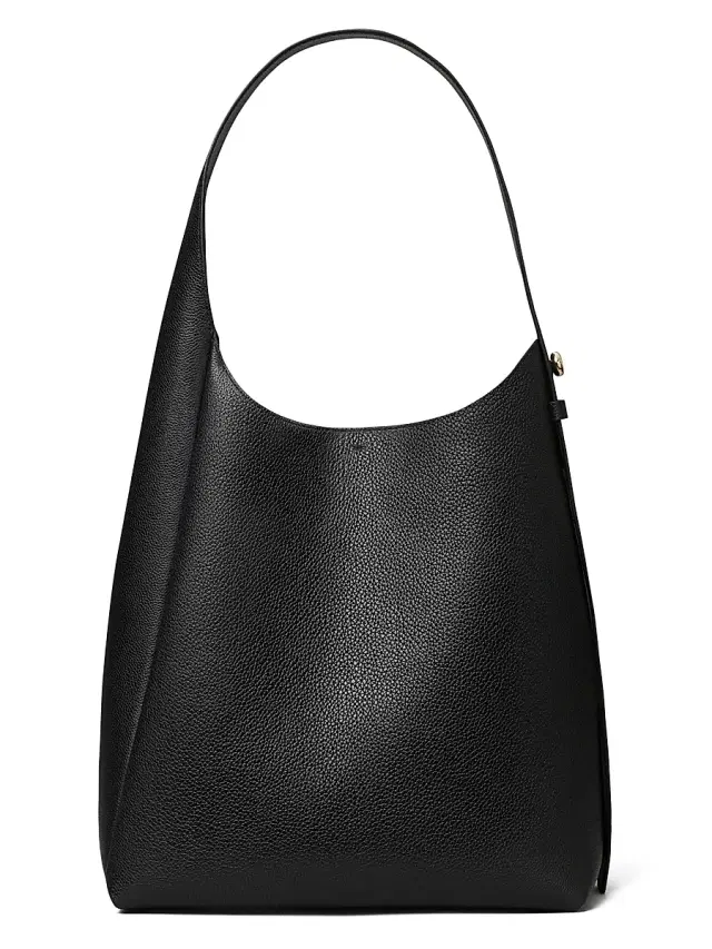 Tory Burch Women's Leather Hobo Bag - Black