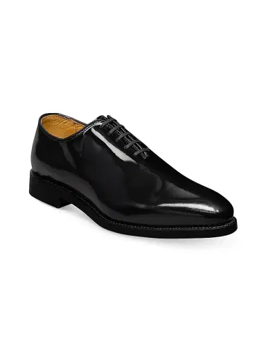 Allen Edmonds Men's Morrison Reserve Whole-Cut Oxford Dress Shoes - Black Patent - Size 9 | Thumbnail 2 Allen Edmonds Men's Morrison Reserve Whole-Cut Oxford Dress Shoes - Black Patent - Size 9 | Thumbnail 2