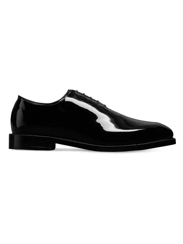Allen Edmonds Men's Morrison Reserve Whole-Cut Oxford Dress Shoes - Black Patent