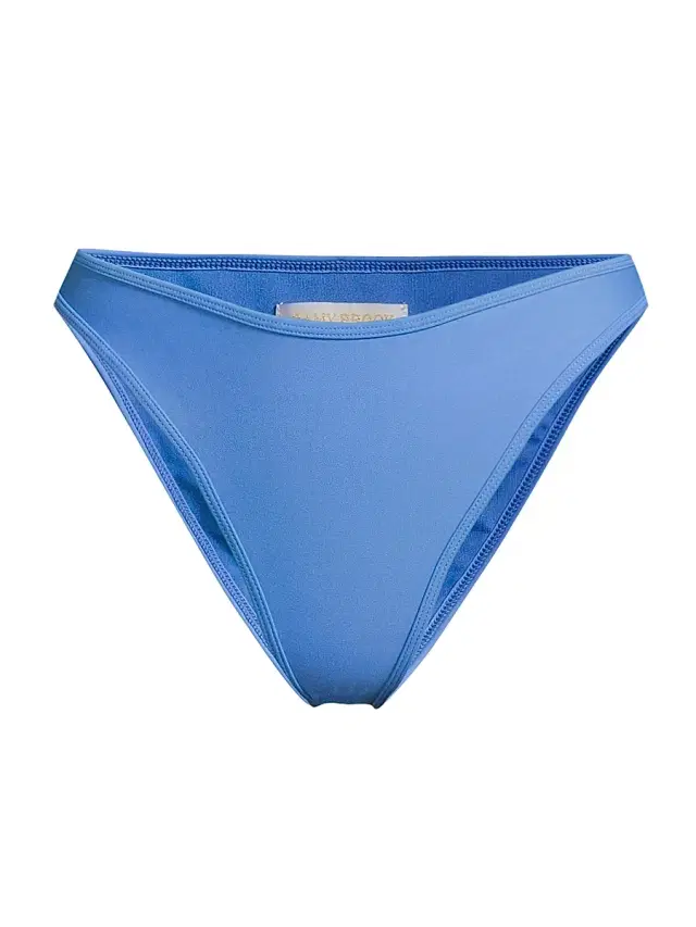 Ramy Brook Women's Isla High-Leg Bikini Bottom - Serene Blue