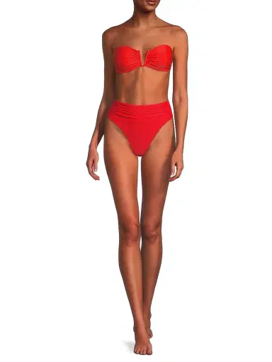 Ramy Brook Women's Ivo Bikini Bottom - Flame | Thumbnail 2 Ramy Brook Women's Ivo Bikini Bottom - Flame | Thumbnail 2
