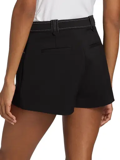 Ramy Brook Women's Marco Solid Shorts - Black | Thumbnail 5