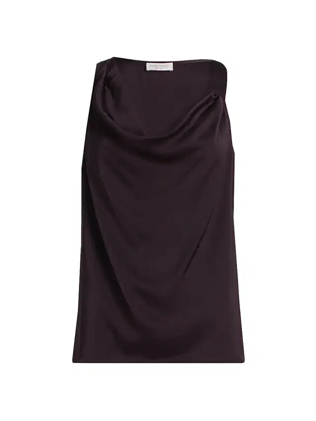 Ramy Brook Women's Zoe Satin Tank - Blackberry