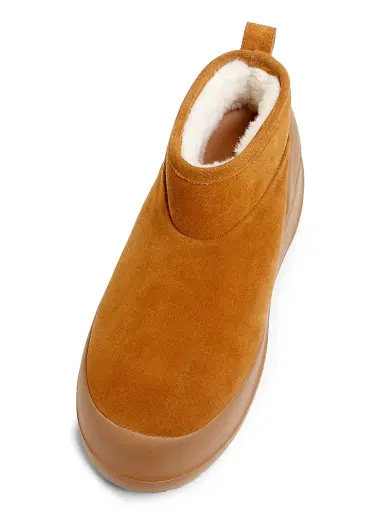 Moon Boot Men's Luna Suede Boots - Cognac - Size 10.5 | Thumbnail 4 Moon Boot Men's Luna Suede Boots - Cognac - Size 10.5 | Thumbnail 4