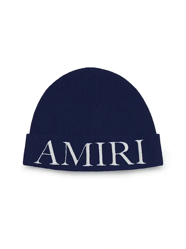 Amiri Men's Logo Wool Beanie - Mid Blue