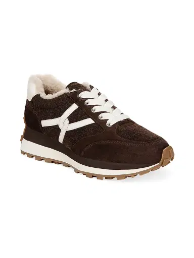 Veronica Beard Women's Valentina-3 Shearling-Lined Sneakers | Thumbnail 2 Veronica Beard Women's Valentina-3 Shearling-Lined Sneakers | Thumbnail 2