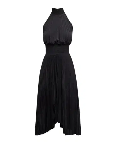 A.L.C. Renzo Pleated Halter Dress | Thumbnail 1 A.L.C. Renzo Pleated Halter Dress | Thumbnail 1
