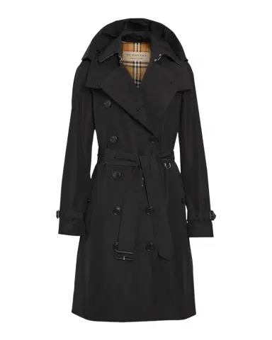 Burberry Kensington Double-Breasted Trench Coat with Detachable Hood | Thumbnail 1