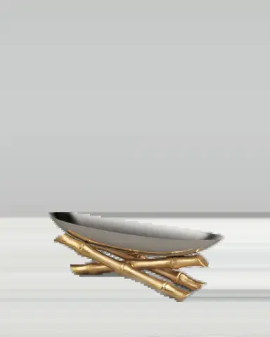L 'Objet Bambou Small Serving Boat | Thumbnail 2