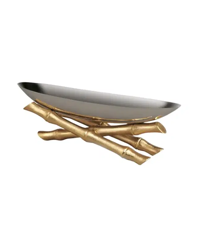 L 'Objet Bambou Small Serving Boat