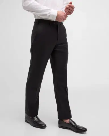 Brioni Men 's Solid Wool Trousers | Thumbnail 6 Brioni Men 's Solid Wool Trousers | Thumbnail 6