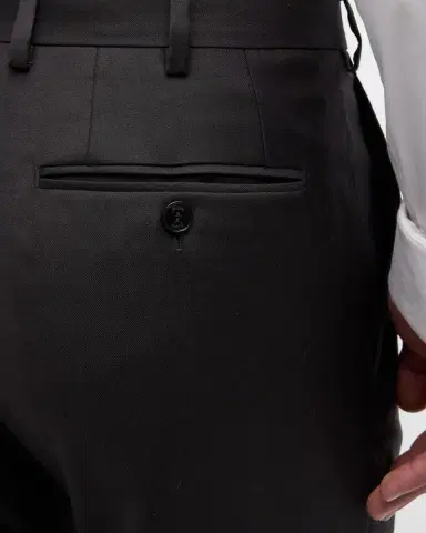 Brioni Men's Solid Wool Trousers | Thumbnail 7