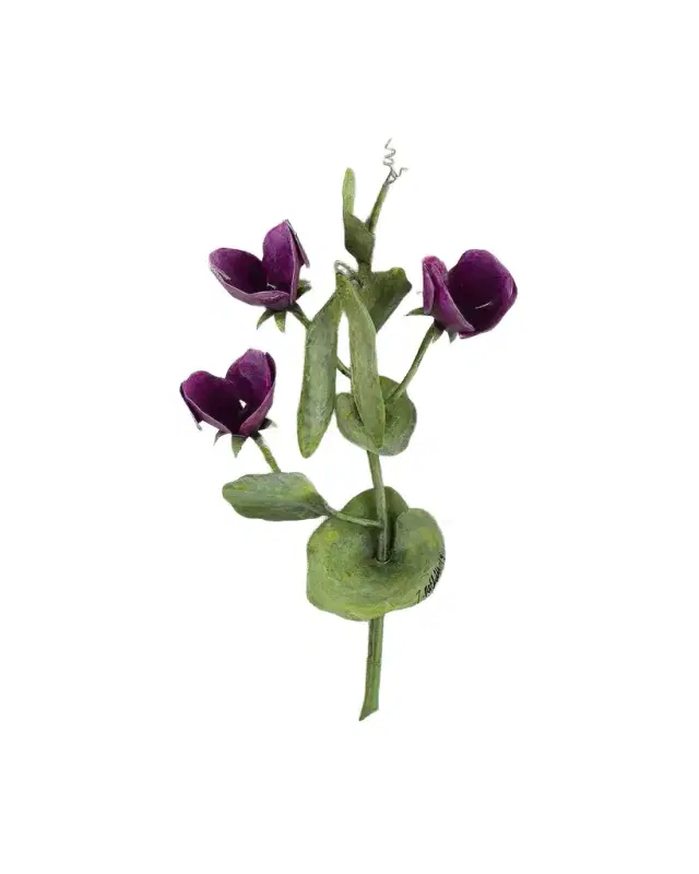 Tommy Mitchell Sweet Pea April Birth Flower Wall Art