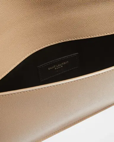 Saint Laurent Uptown YSL Pouch in Grained Leather | Thumbnail 2