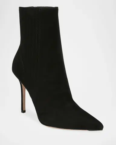 Veronica Beard 95mm Lisa Suede Stiletto Ankle Booties | Thumbnail 2