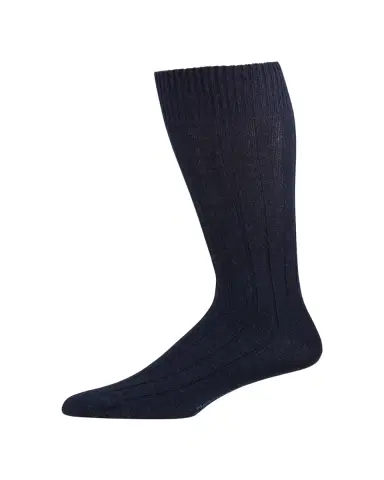 Marcoliani Men 's Ribbed Cashmere Dress Socks | Thumbnail 3