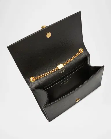 Saint Laurent Kate Medium Tassel YSL Wallet on Chain in Grained Leather | Thumbnail 2 Saint Laurent Kate Medium Tassel YSL Wallet on Chain in Grained Leather | Thumbnail 2