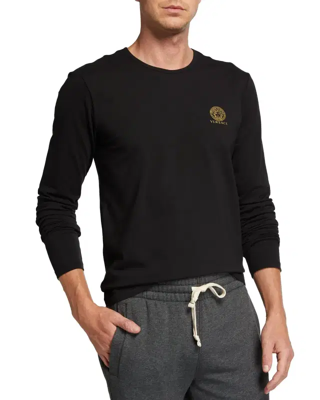 Men 's Medusa Logo Long-Sleeve T-Shirt