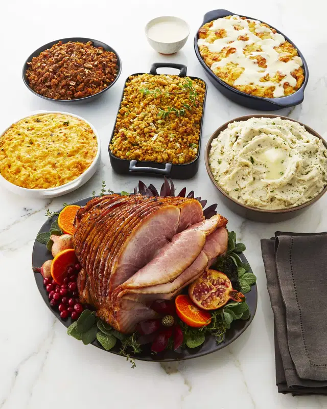 The Cajun Turkey Co Half Honey Glazed Ham Dinner