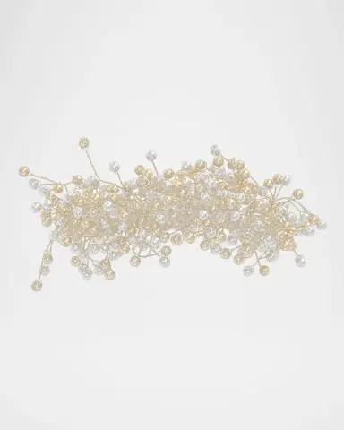 Kim Seybert Spray Napkin Ring, Gold and Silver | Thumbnail 2