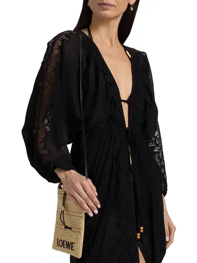 Ramy Brook Women's Bernice Lace-Trim V-Neck Maxi Dress - Black | Thumbnail 6 Ramy Brook Women's Bernice Lace-Trim V-Neck Maxi Dress - Black | Thumbnail 6