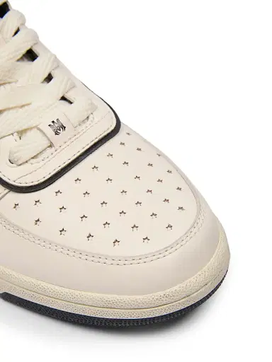 AMIRI Men's Newport Leather Low-Top Sneakers - Ivory - Size 7 | Thumbnail 5