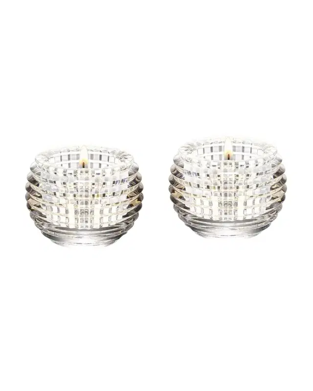 Baccarat Eye Votive Candleholders, Set of Two