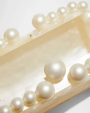 Cult Gaia Eos Pearly Acrylic Clutch Bag | Thumbnail 2 Cult Gaia Eos Pearly Acrylic Clutch Bag | Thumbnail 2