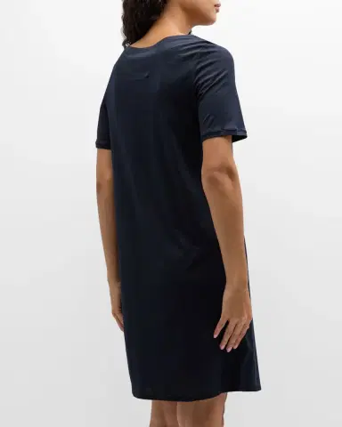 Hanro Cotton Deluxe Short-Sleeve Big Sleepshirt | Thumbnail 6 Hanro Cotton Deluxe Short-Sleeve Big Sleepshirt | Thumbnail 6