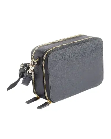 Royce New York Monogrammed Leather Crossbody Bag, Personalized | Thumbnail 1