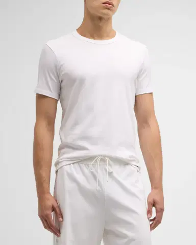 Tom Ford Men's Solid Stretch Jersey T-Shirt | Thumbnail 4