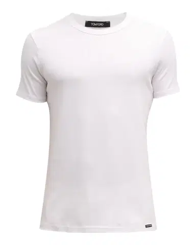 Tom Ford Men's Solid Stretch Jersey T-Shirt | Thumbnail 1