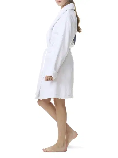 Polo Ralph Lauren Women's Iconic Bear Short Printed Robe | Thumbnail 3 Polo Ralph Lauren Women's Iconic Bear Short Printed Robe | Thumbnail 3