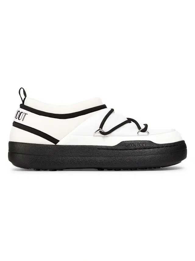 Moon Boot Men's Park Icon Ambidextrous Slip-On Shoes - White Black