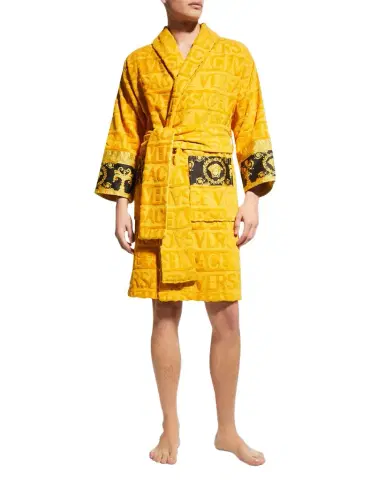 Versace Unisex Barocco Sleeve Robe | Thumbnail 1 Versace Unisex Barocco Sleeve Robe | Thumbnail 1