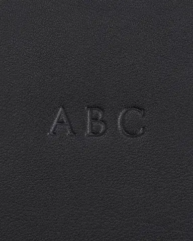 Royce New York Pebbled Leather Pencil Case, Personalized | Thumbnail 2
