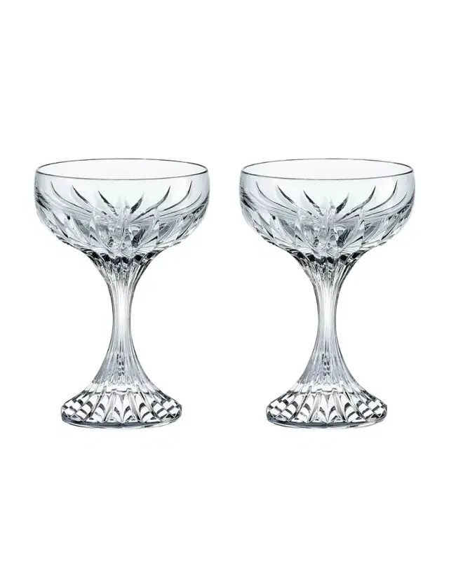 Baccarat Massena Coupe Glasses, Set of 2