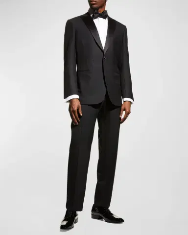 Brioni Men's Solid Wool Tuxedo | Thumbnail 2