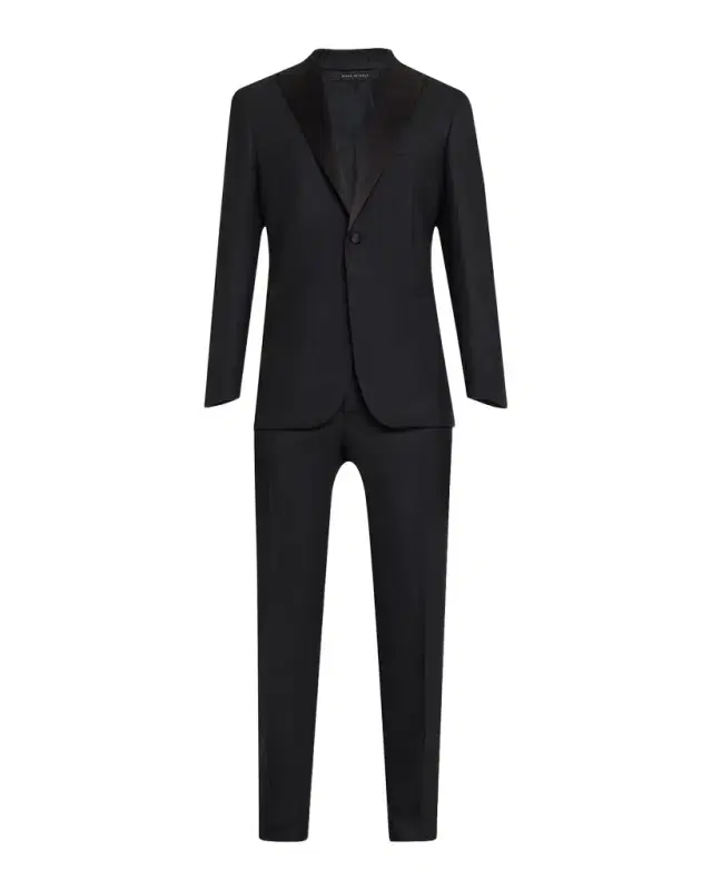 Brioni Men 's Solid Wool Tuxedo
