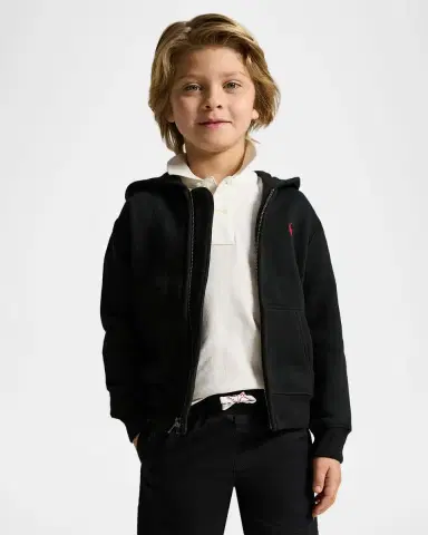 Polo Ralph Lauren Boy's Knitted Fleece Hoodie, Size -7 | Thumbnail 4