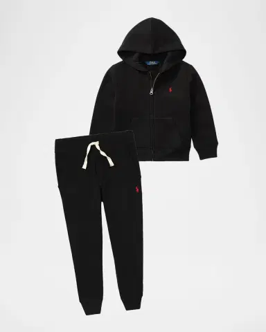 Polo Ralph Lauren Boy's Knitted Fleece Hoodie, Size -7 | Thumbnail 6